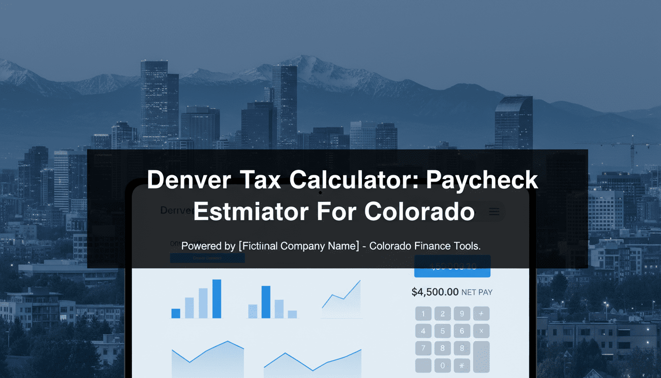 tax calculator denver