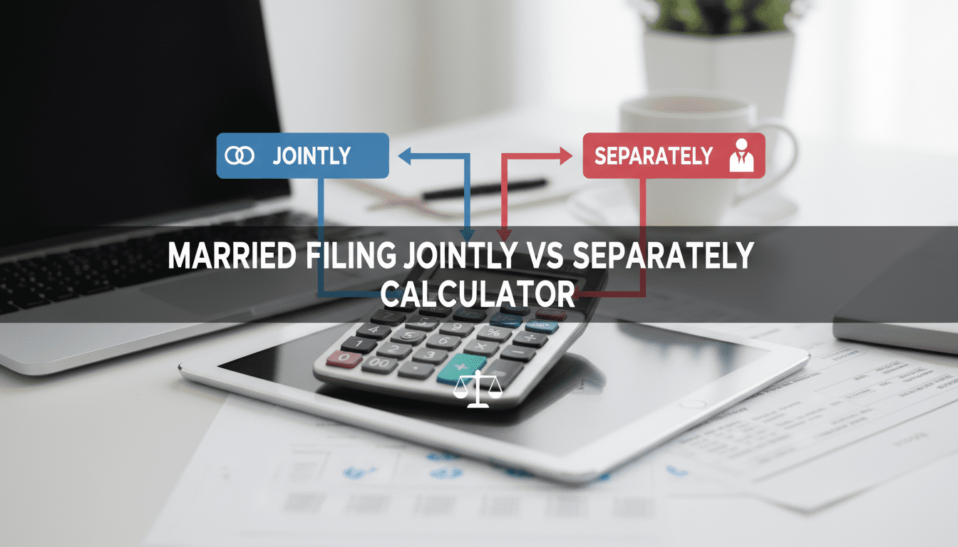 tax calculator joint vs separate