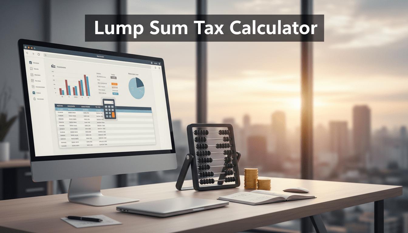 tax calculator lump sum