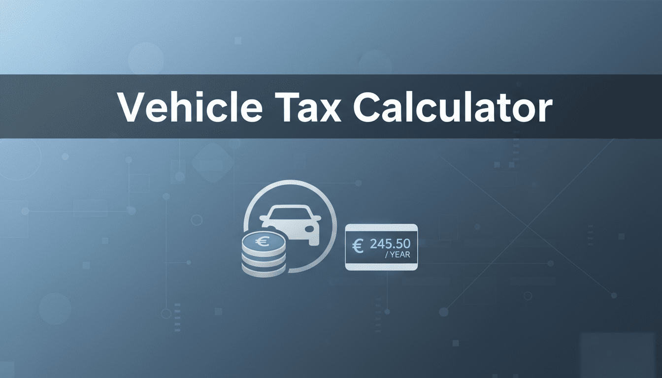 tax calculator of vehicle
