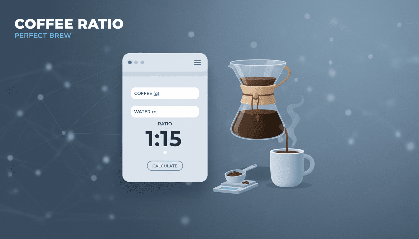 coffee to water ratio calculator