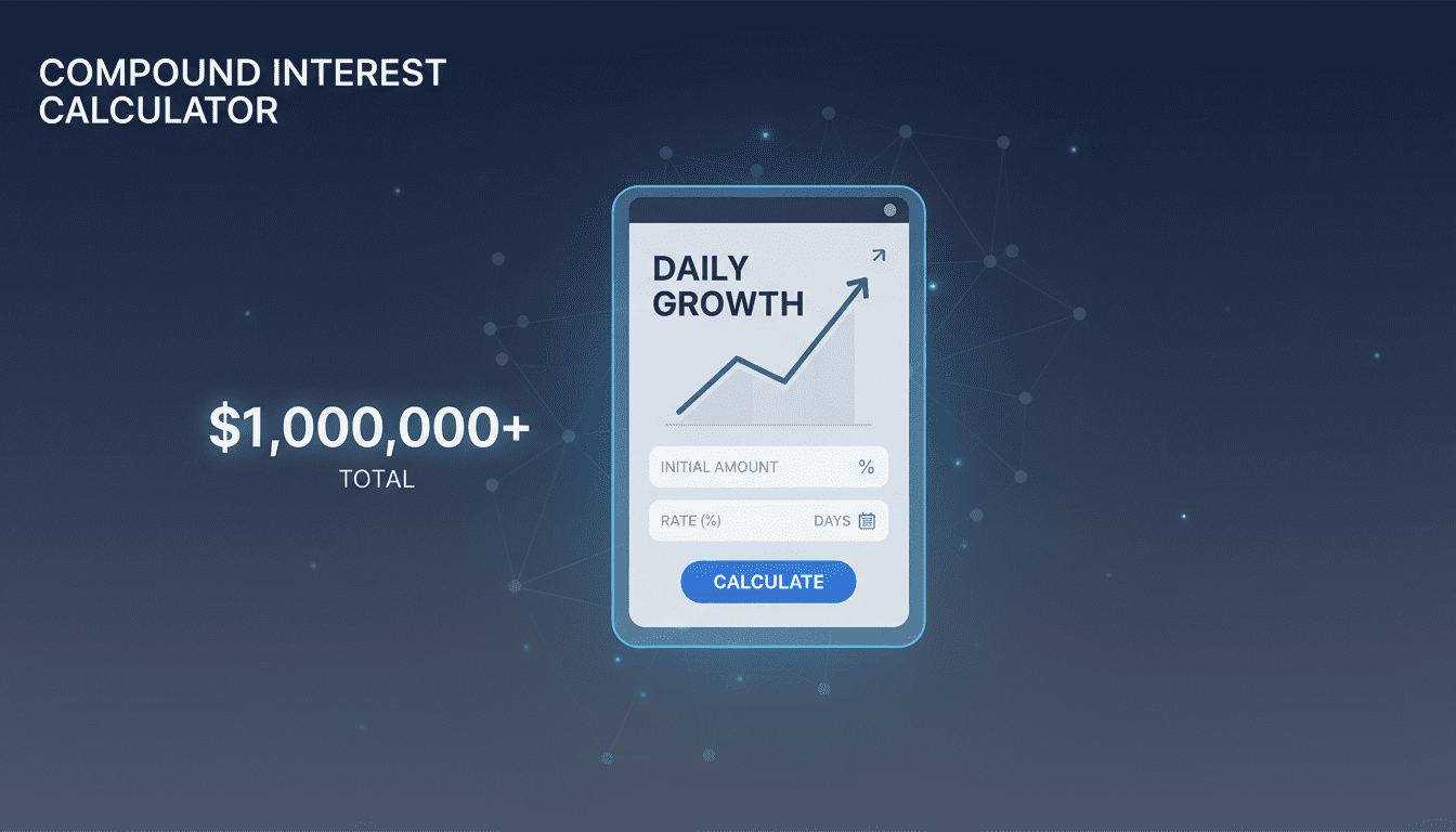 compound interest calculator daily compounding
