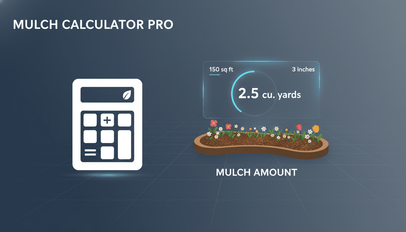 mulch calculator for flower beds