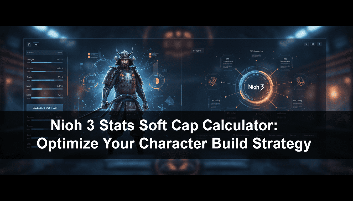 Nioh 3 stats soft cap calculator banner image