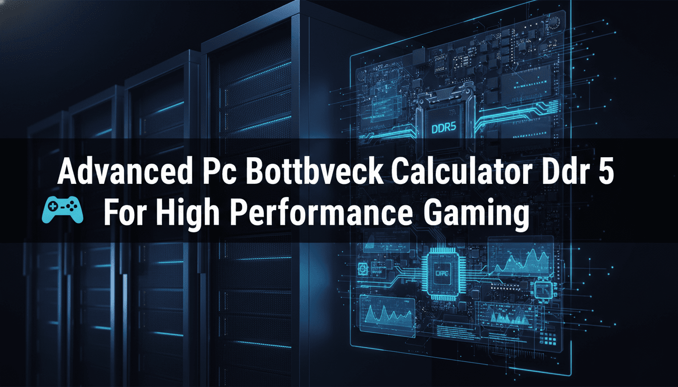 PC bottleneck calculator ddr5 banner image