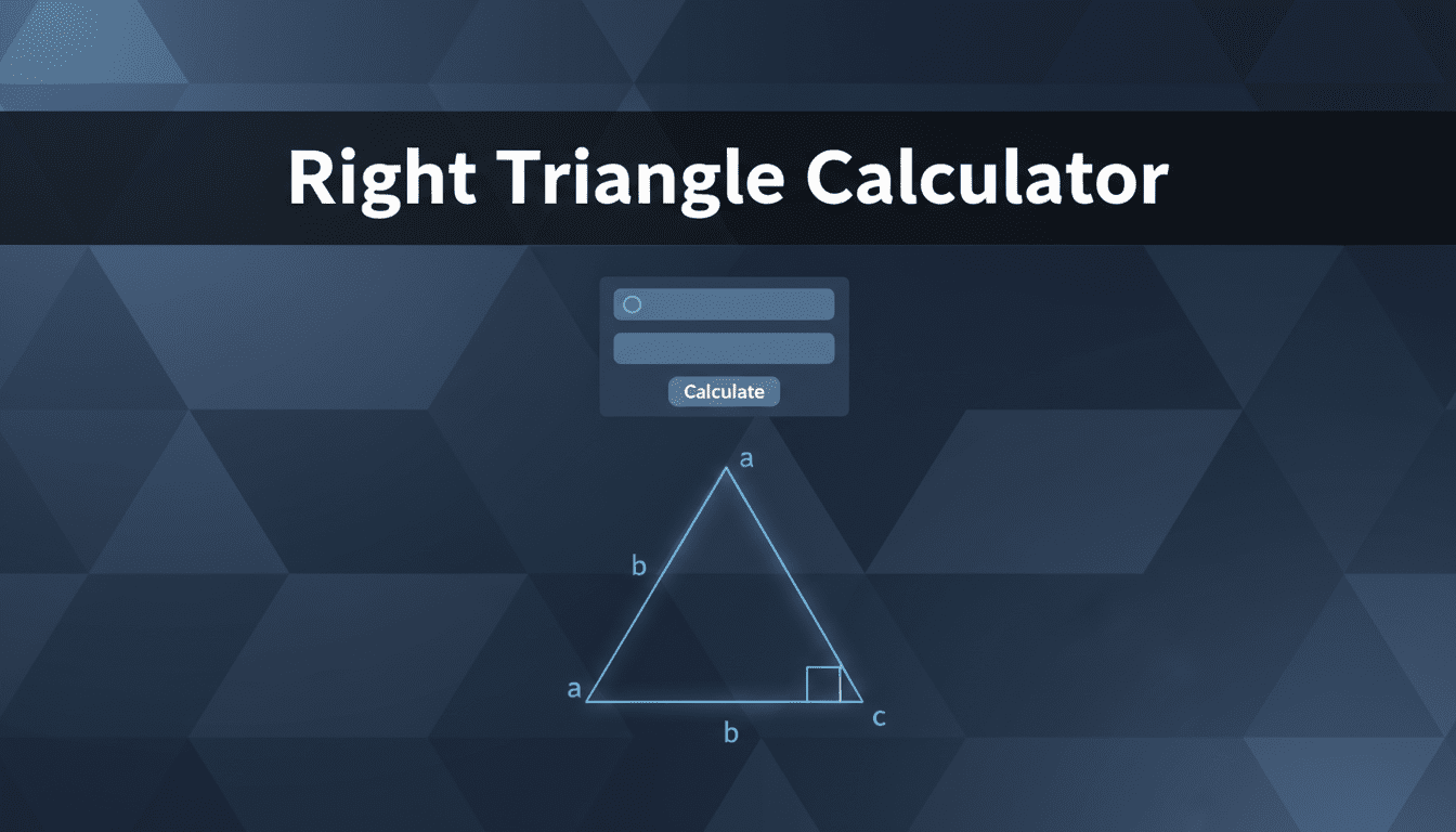 Right Triangle Calculator
