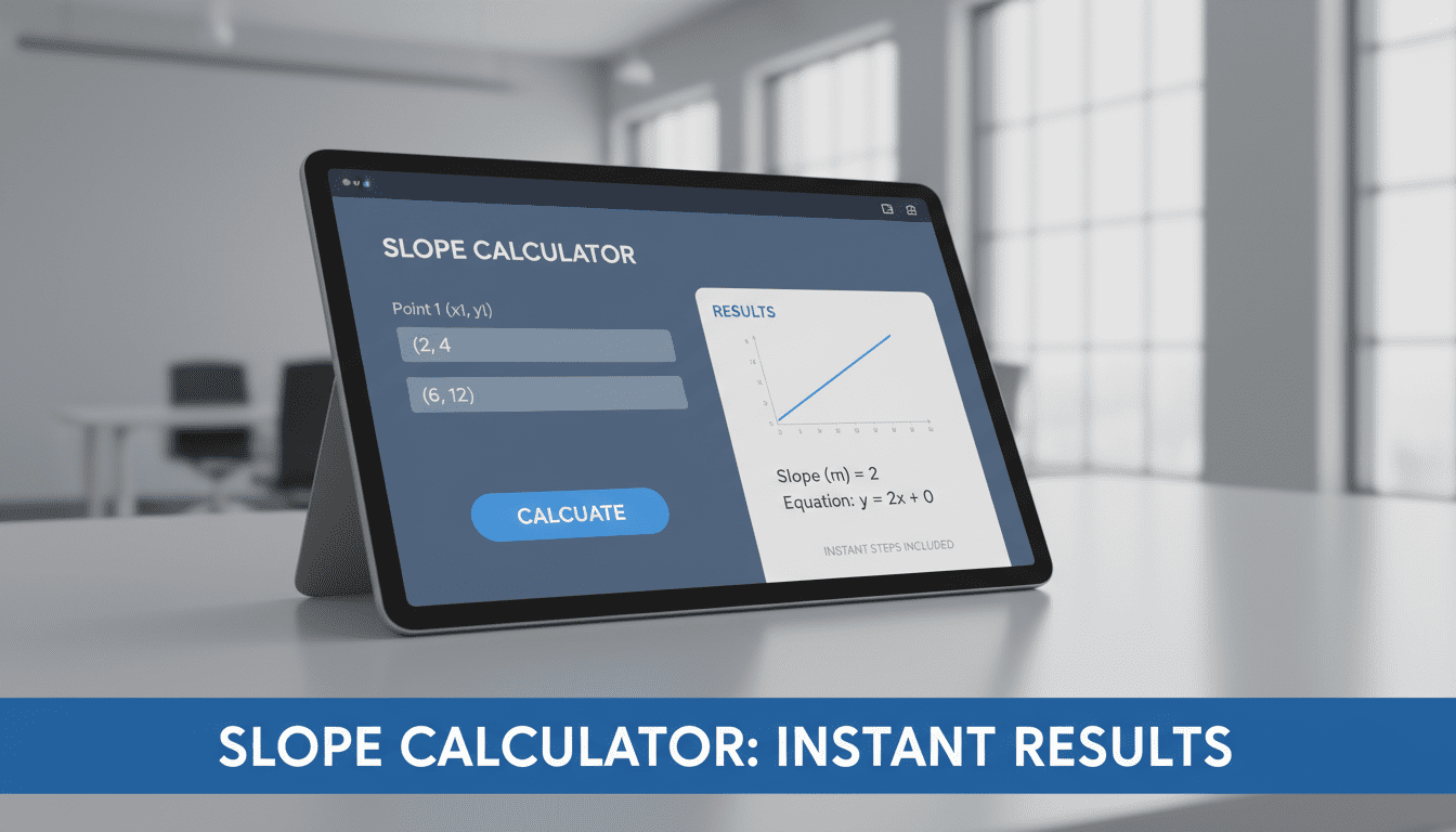 Slope Calculator