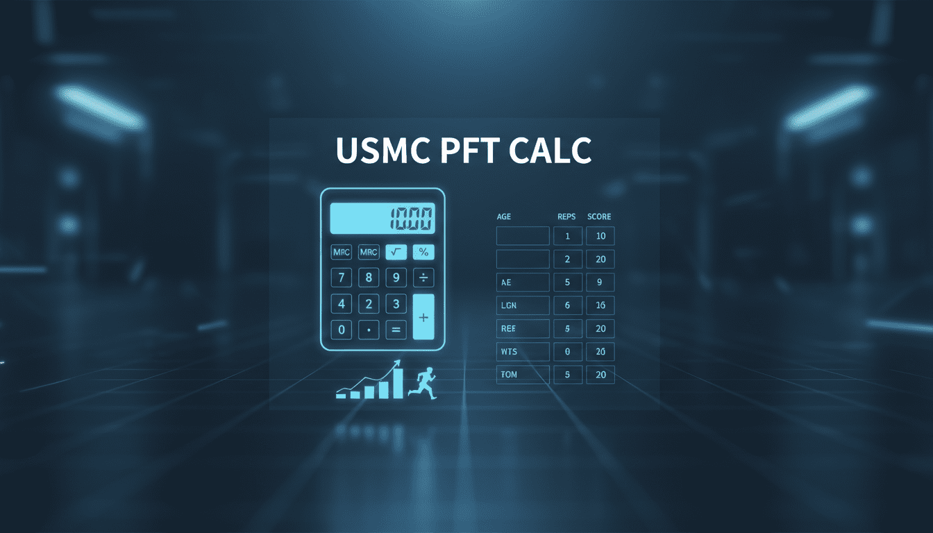 usmc pft calculator